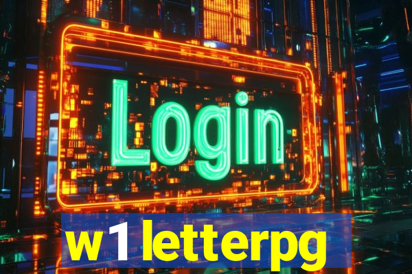 w1 letterpg